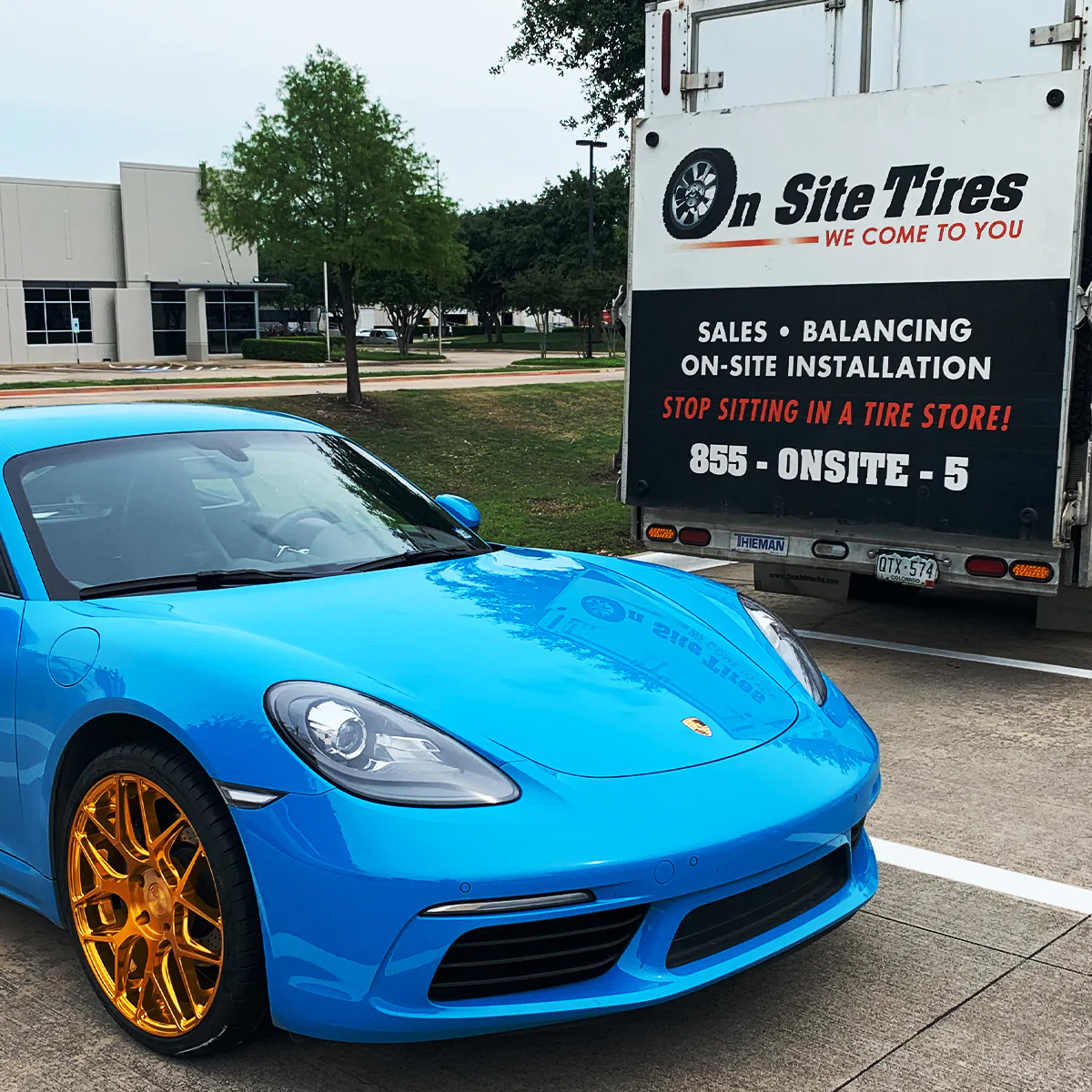 Porsche Service with On-Site Mobile Tire Store in Denver, CO