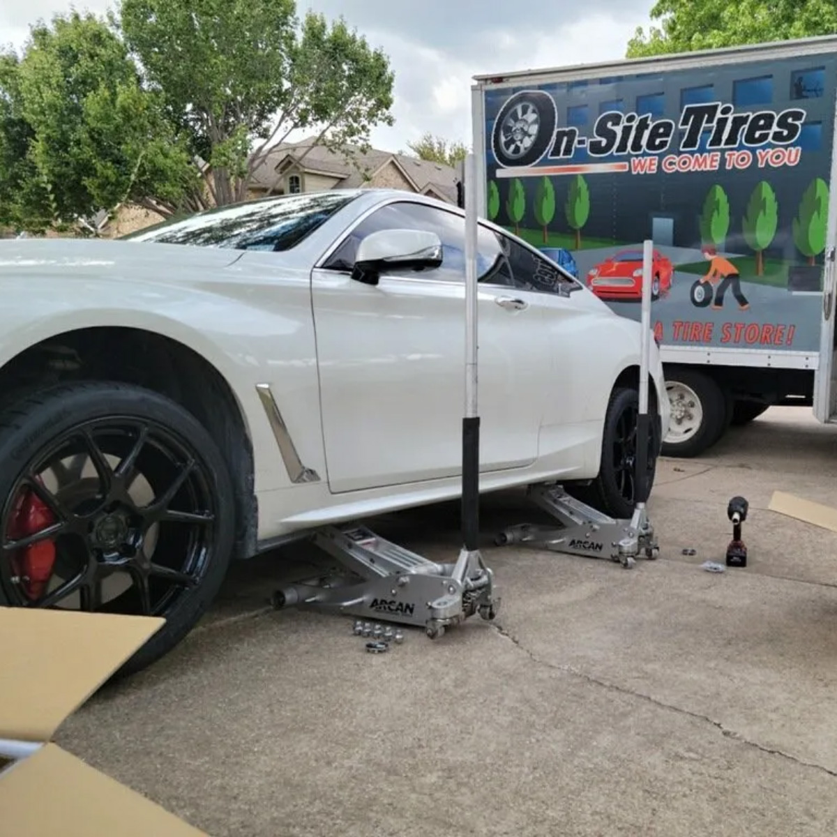 Tesla Service with On-Site Mobile Tire Store in Denver, CO
